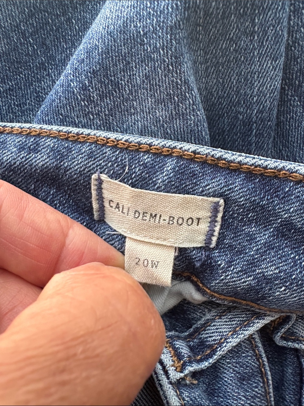Madewell Cali Demi-Boot Jeans Size 20W - Picture 4 of 14